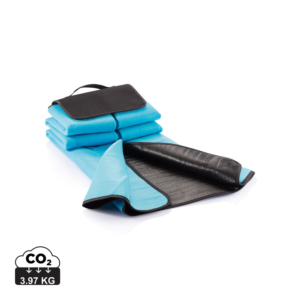 Couverture pique-nique publicitaire Bleu clair